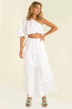 Sundae Muse Matilda Maxi Skirt / White