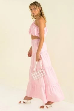 Sundae Muse Matilda Maxi Skirt / Pink