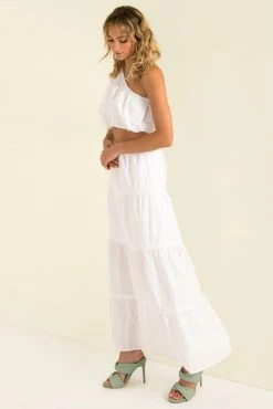 Sundae Muse Matilda Maxi Skirt / White