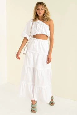 Sundae Muse Matilda Maxi Skirt / White