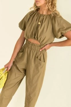 Sundae Muse Catalina Jumpsuit / Olive New Arrivals 19 Sundae Muse Catalina Jumpsuit / Olive New Arrivals