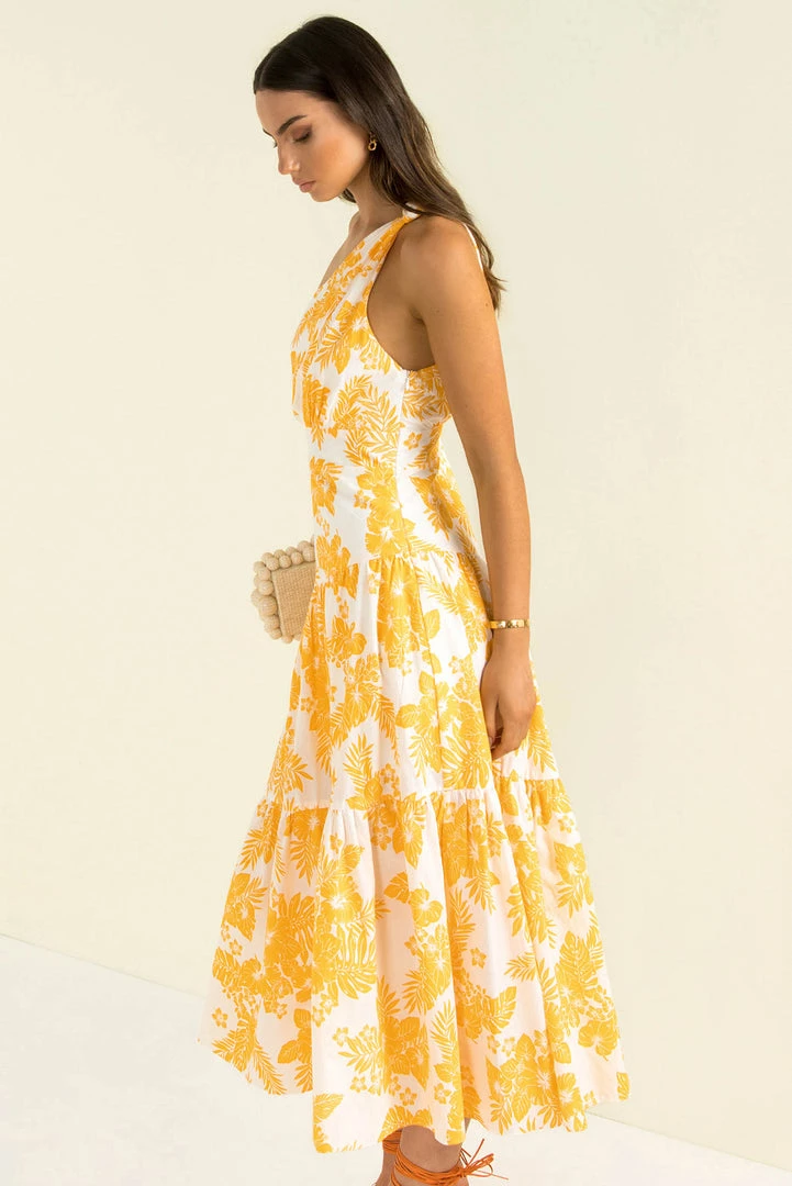 Sundae Muse Sutton Dress / Orange Floral DRESSES 14 Sundae Muse Sutton Dress / Orange Floral DRESSES