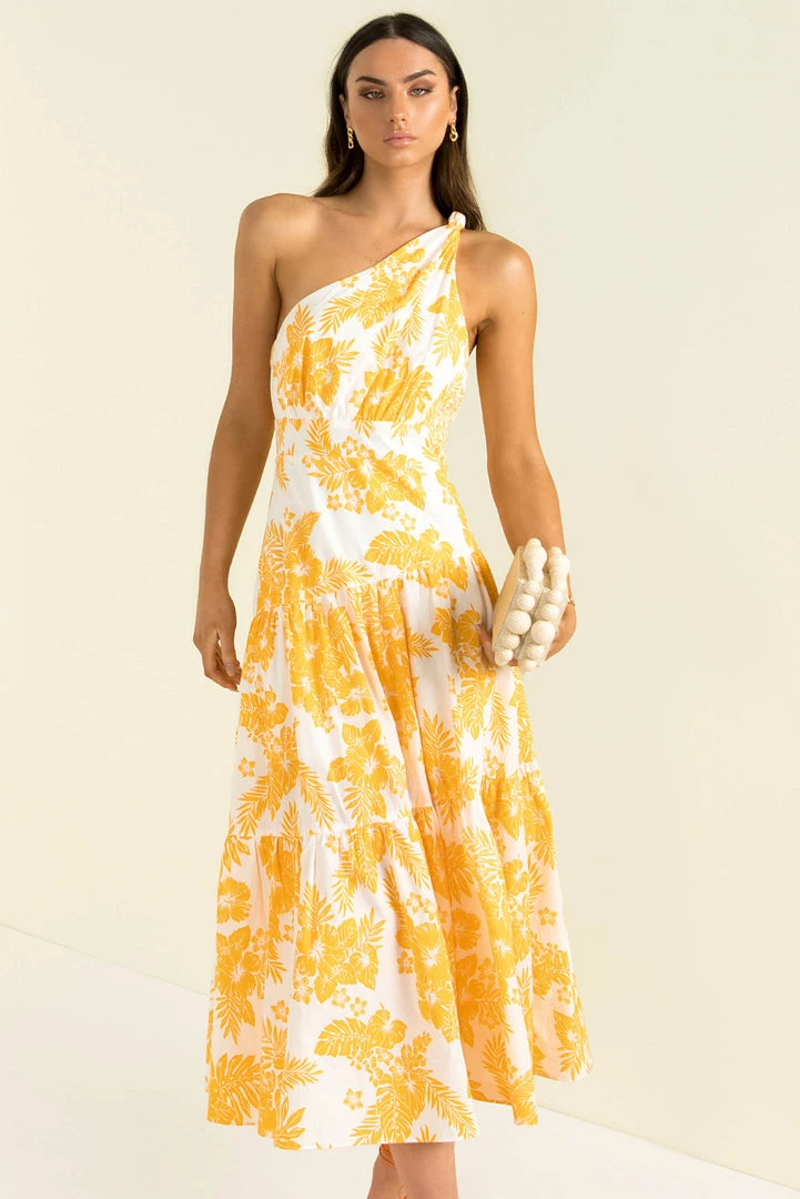 Sundae Muse Sutton Dress / Orange Floral DRESSES 9 Sundae Muse Sutton Dress / Orange Floral DRESSES