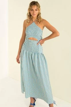 Sundae Muse Mirage Dress / Blue Check