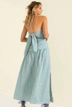 Sundae Muse Mirage Dress / Blue Check