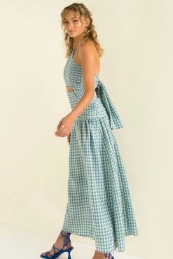 Sundae Muse Mirage Dress / Blue Check
