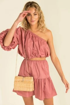 Sundae Muse Matilda Mini Skirt / Berry