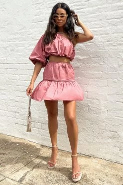 Sundae Muse Matilda Mini Skirt / Berry