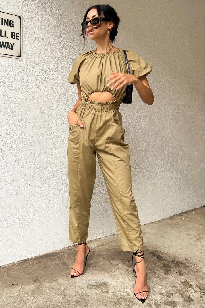 Sundae Muse Catalina Jumpsuit / Olive New Arrivals 3 Sundae Muse Catalina Jumpsuit / Olive New Arrivals