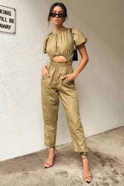 Sundae Muse Catalina Jumpsuit / Olive New Arrivals