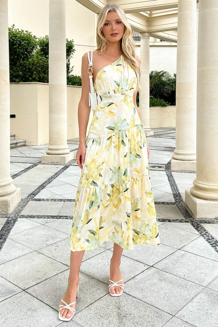 Sundae Muse New Arrivals Sutton Dress / Yellow Floral 3 Sundae Muse New Arrivals Sutton Dress / Yellow Floral