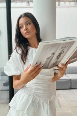 Sundae Muse Talina Dress / White New Arrivals