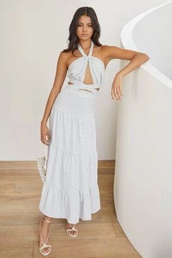 Sundae Muse Gia Dress / White