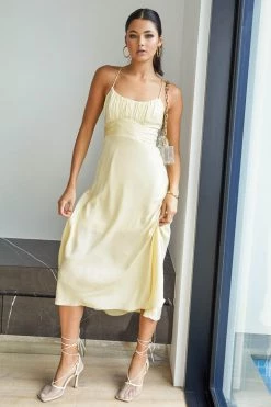 Sundae Muse New Arrivals Adeline Dress / Yellow