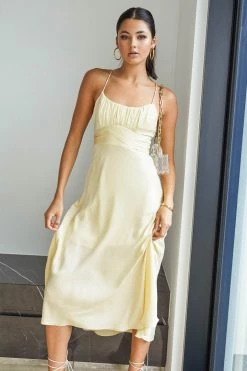 Sundae Muse New Arrivals Adeline Dress / Yellow