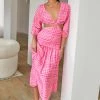 Sundae Muse Luella Dress / Pink Check