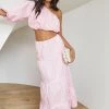 Sundae Muse Matilda Maxi Skirt / Pink