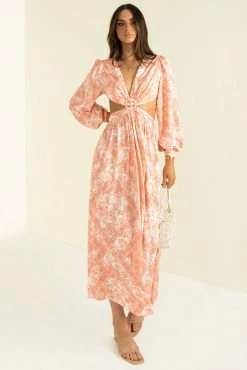 Sundae Muse New Arrivals Havana Dress / Peach