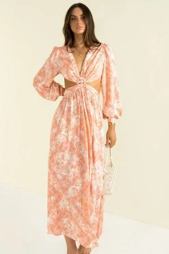 Sundae Muse New Arrivals Havana Dress / Peach