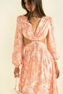 Sundae Muse New Arrivals Havana Dress / Peach
