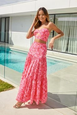 Sundae Muse New Arrivals Petunia Top / Pink Floral 21 Sundae Muse New Arrivals Petunia Top / Pink Floral