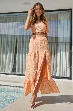 Sundae Muse Haze Skirt / Orange