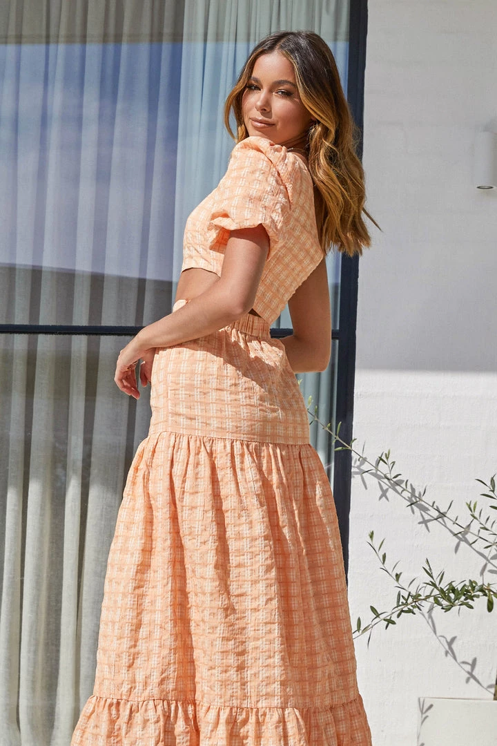 Sundae Muse Haze Skirt / Orange 8 Sundae Muse Haze Skirt / Orange