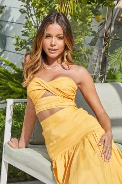 Sundae Muse New Arrivals Ayla Top / Sherbet