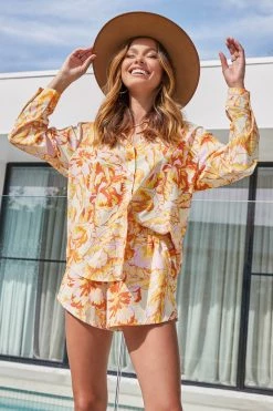 Sundae Muse Tropicana Shirt / Citrus New Arrivals 45 Sundae Muse Tropicana Shirt / Citrus New Arrivals