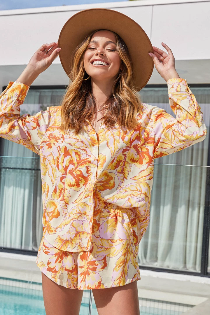 Sundae Muse Tropicana Shirt / Citrus New Arrivals 25 Sundae Muse Tropicana Shirt / Citrus New Arrivals