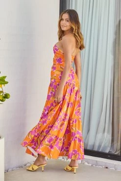 Sundae Muse Orchid Dress / Orange New Arrivals