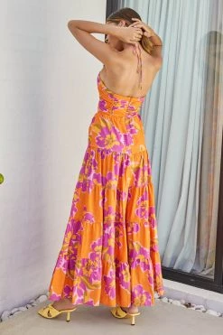 Sundae Muse Orchid Dress / Orange New Arrivals