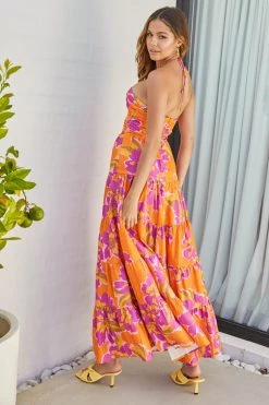 Sundae Muse Orchid Dress / Orange New Arrivals