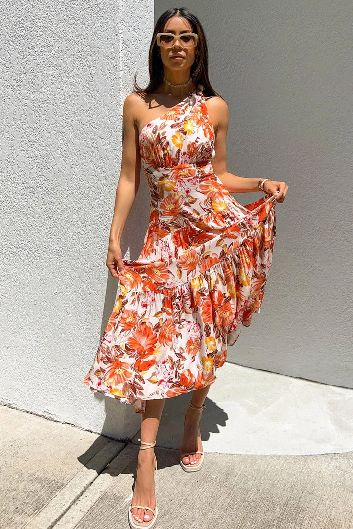 Sundae Muse Sutton Dress / Pink Floral DRESSES 18 Sundae Muse Sutton Dress / Pink Floral DRESSES