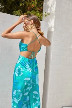 Sundae Muse New Arrivals Amisha Dress / Seagreen