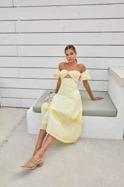 Sundae Muse Henri Dress / Yellow