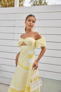 Sundae Muse Henri Dress / Yellow