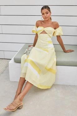 Sundae Muse Henri Dress / Yellow