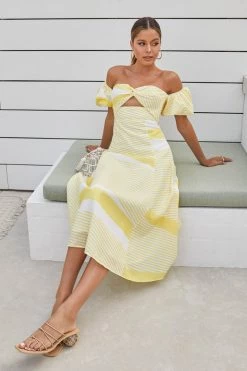 Sundae Muse Henri Dress / Yellow
