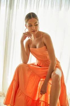 Sundae Muse New Arrivals Haiti Dress / Mandarin