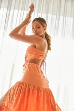 Sundae Muse New Arrivals Haiti Dress / Mandarin