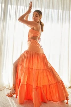 Sundae Muse New Arrivals Haiti Dress / Mandarin