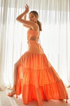 Sundae Muse New Arrivals Haiti Dress / Mandarin