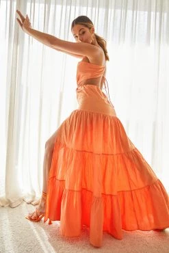 Sundae Muse New Arrivals Haiti Dress / Mandarin