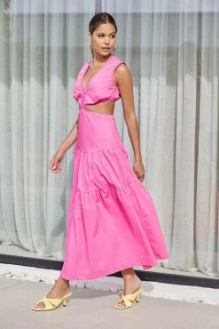 Sundae Muse Jacynta Dress / Fuchsia