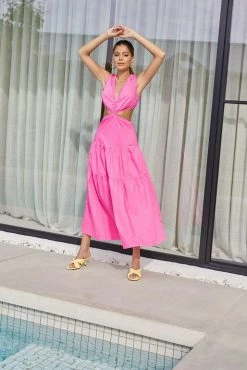 Sundae Muse Jacynta Dress / Fuchsia