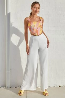 Sundae Muse New Arrivals Rowena Pants / White