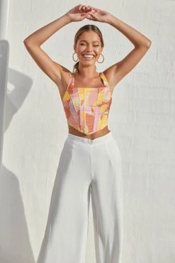 Sundae Muse New Arrivals Rowena Pants / White