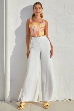 Sundae Muse New Arrivals Rowena Pants / White