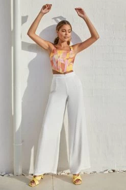 Sundae Muse New Arrivals Rowena Pants / White